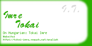 imre tokai business card